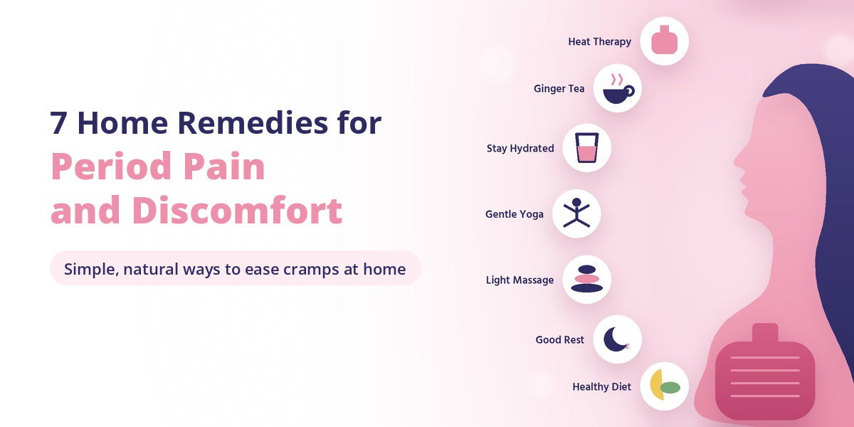 7 Home Remedies to Relieve Stomach Pain During Menstruation